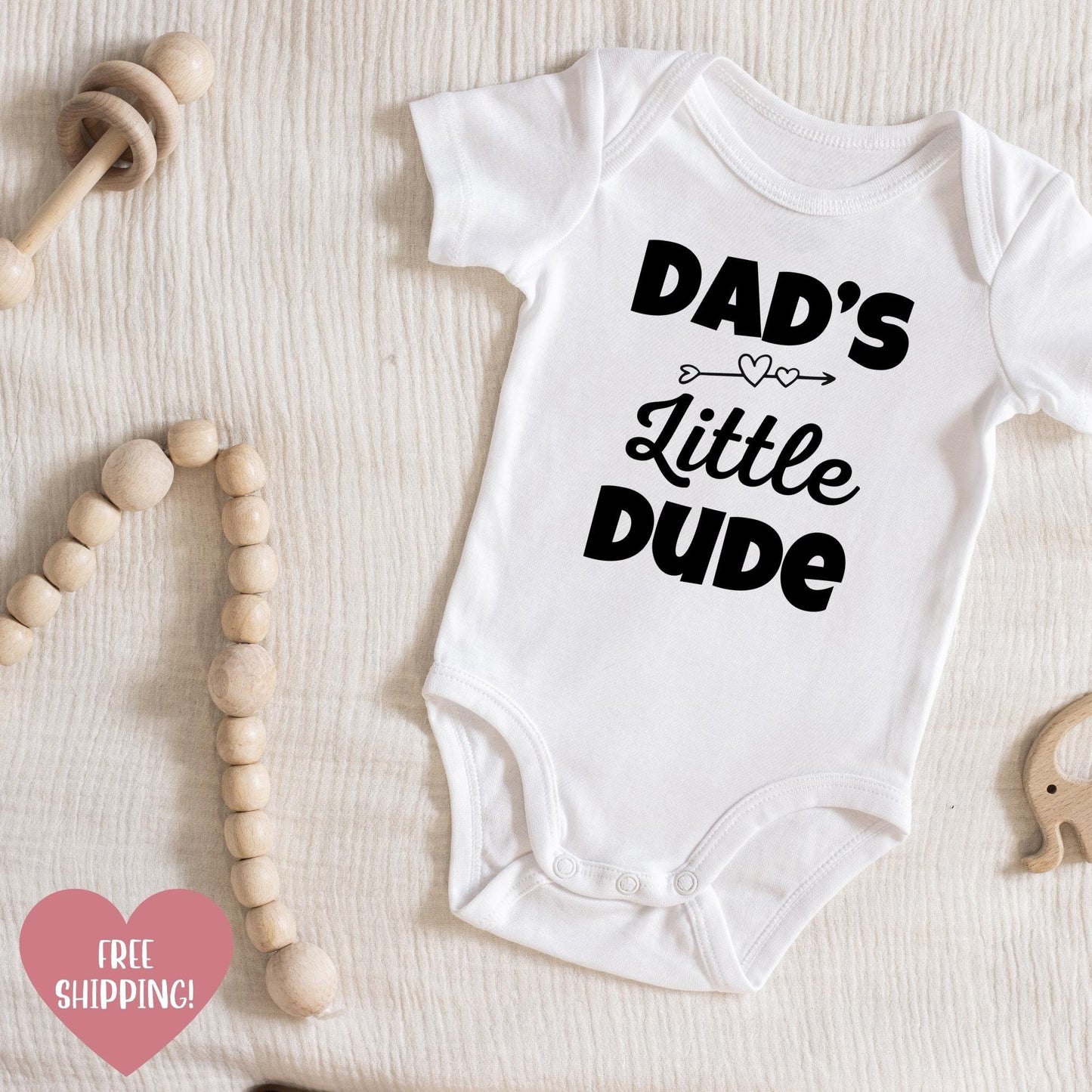 Dad's Little Dude Onesie